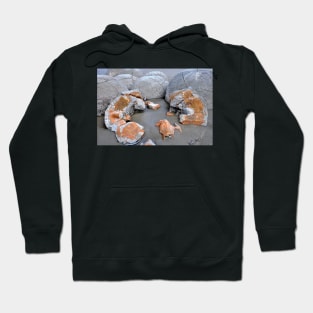 Moeraki Boulders, rochers sphériques , Nouvelle-Zélande Hoodie